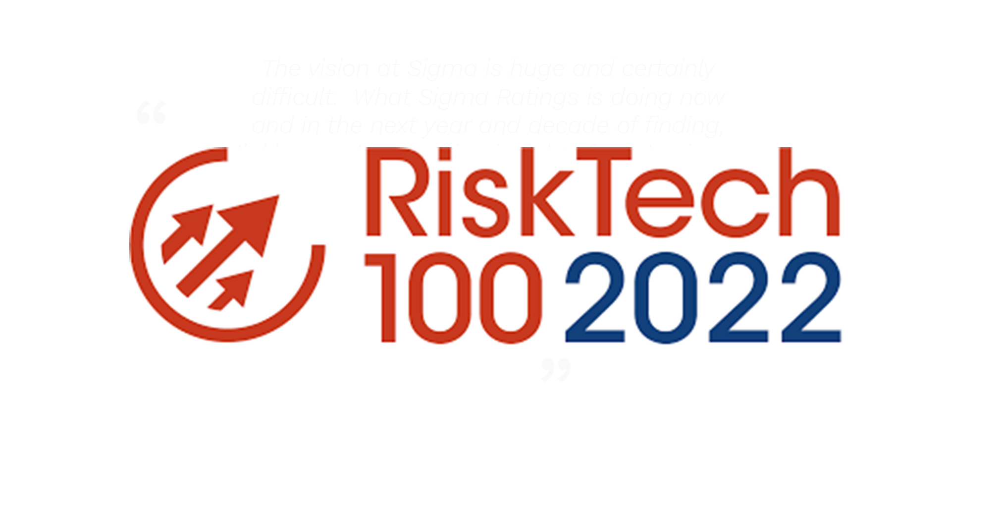 Sigma Ratings named in the Chartis RiskTech100®